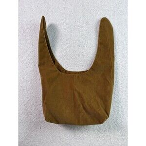 MERIT Corduroy Knot Bag Shoulder Tote Purse Brown Gold Vintage Style Casual